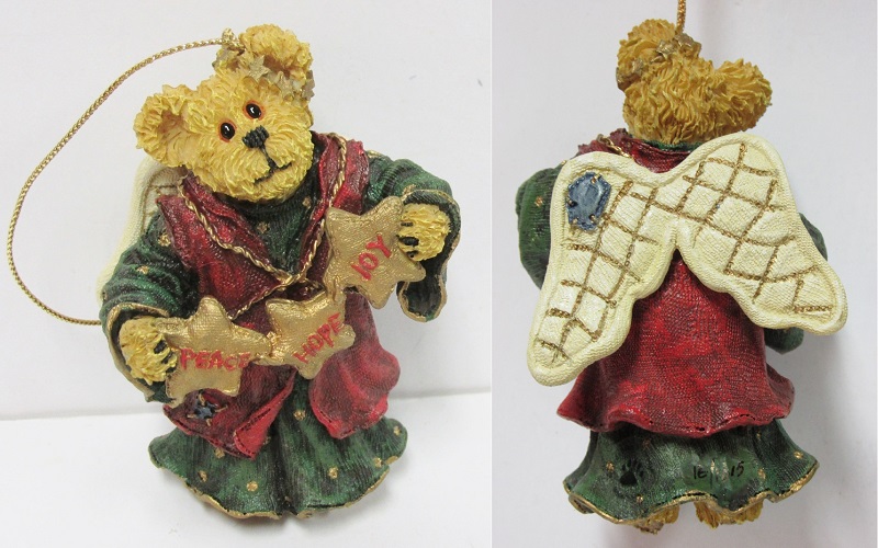 257022 Hope Angelbeary<br>Boyds Christmas RESIN Figurine Ornament<br>(Click on picture-FULL DETAILS)